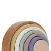 Holz Stapel-Regenbogen 'Vintage'