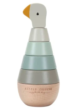 Holz-Stapelturm mit Ringen 'Little Goose'