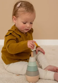 Holz-Stapelturm mit Ringen 'Little Goose'