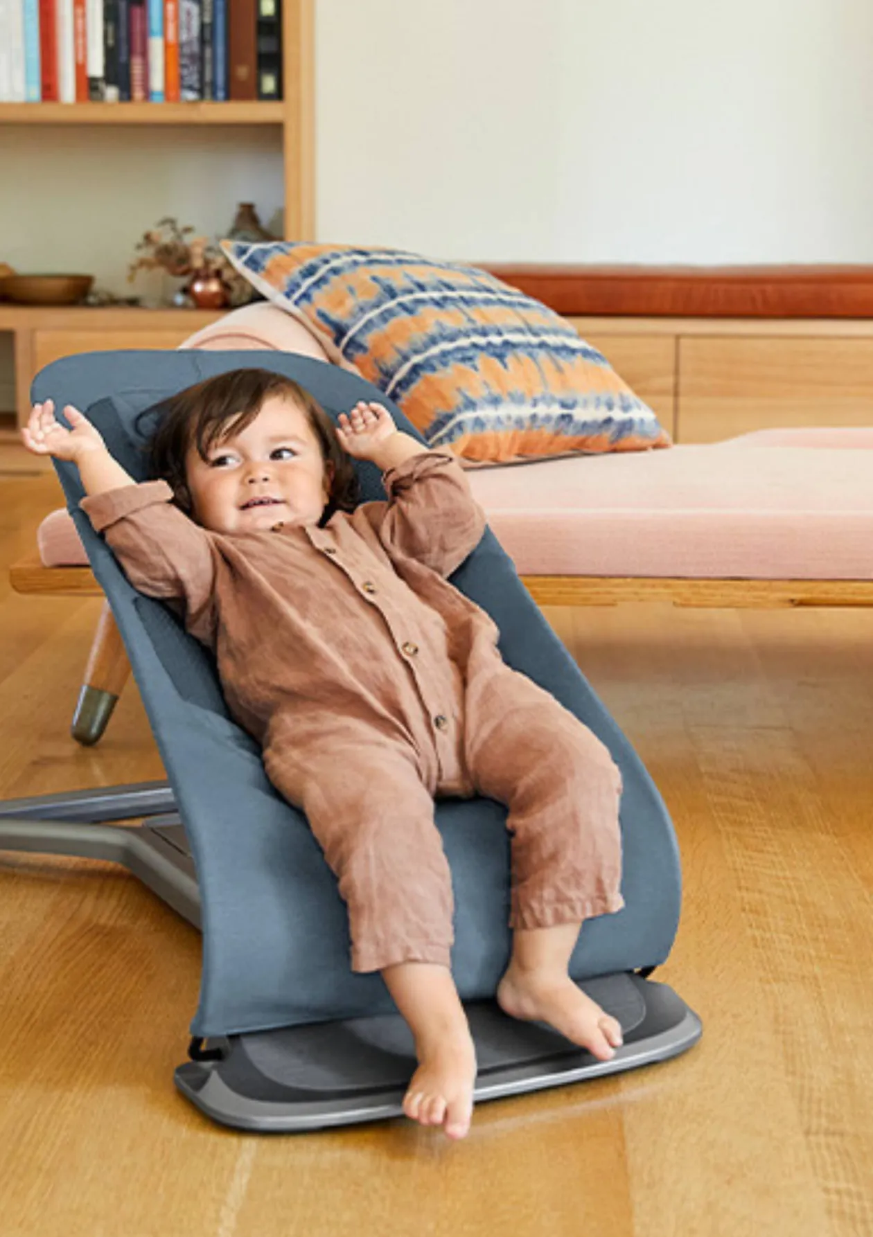 3-in-1 Babywippe 'Evolve' Knit Oxford Blue