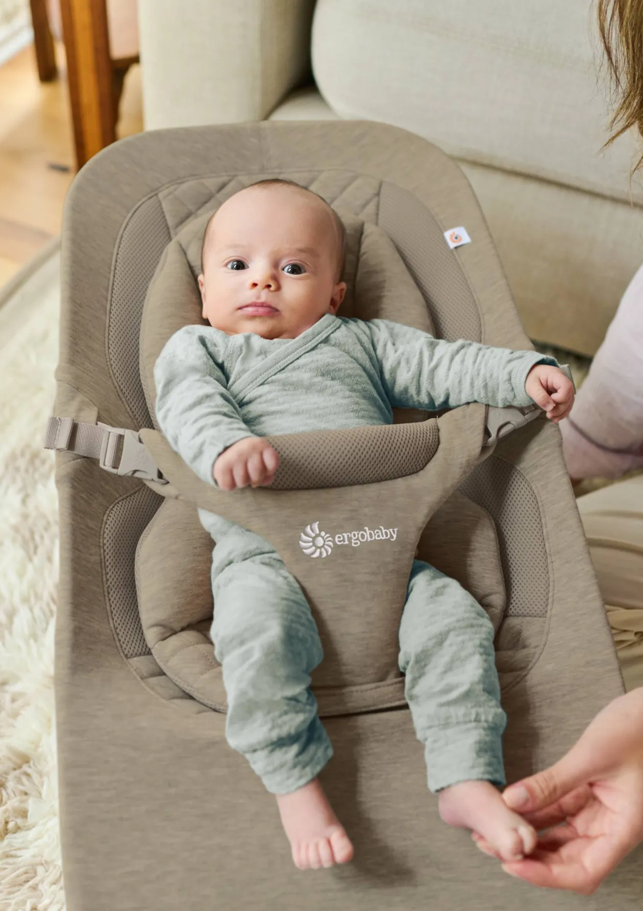 3-in-1 Babywippe 'Evolve' Knit Soft Olive