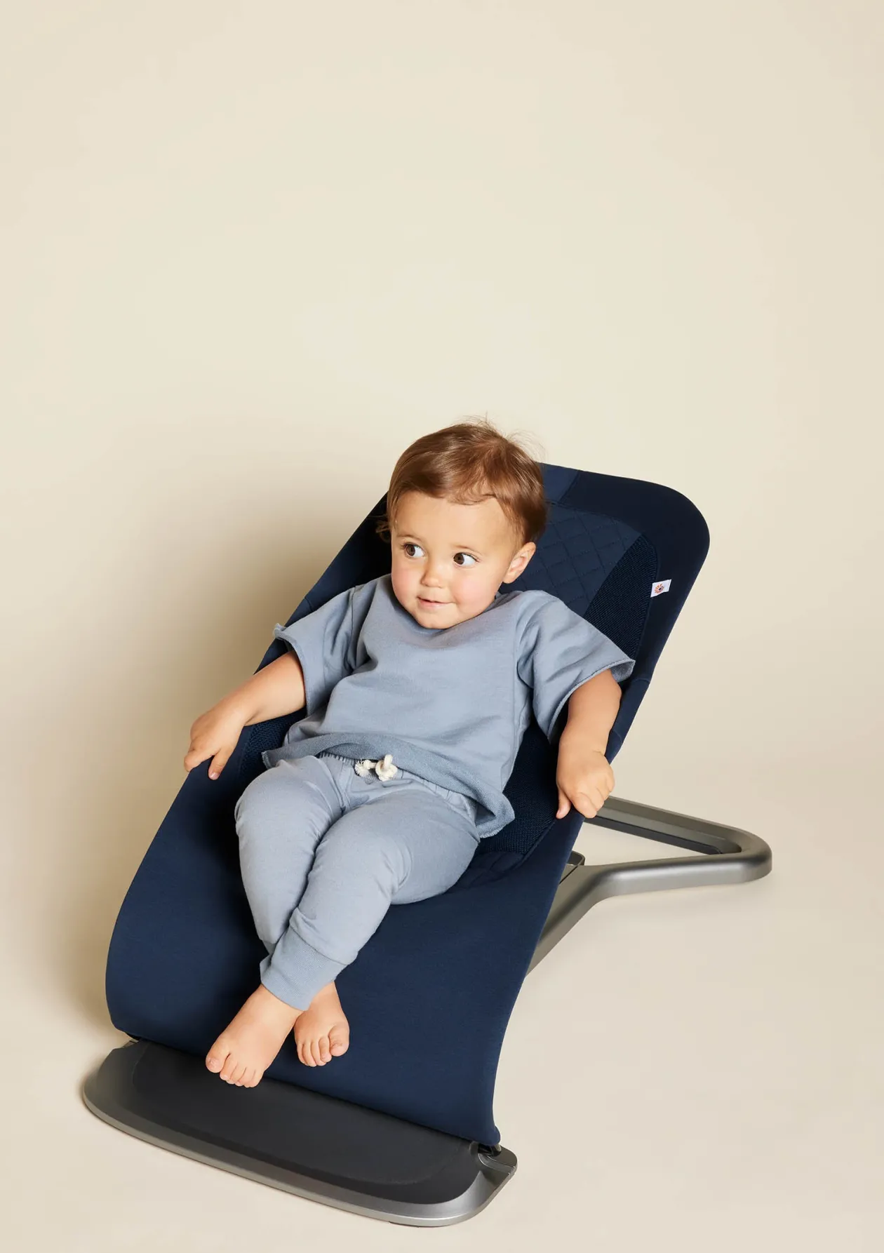 3-in-1 Babywippe 'Evolve' Knit midnight blue