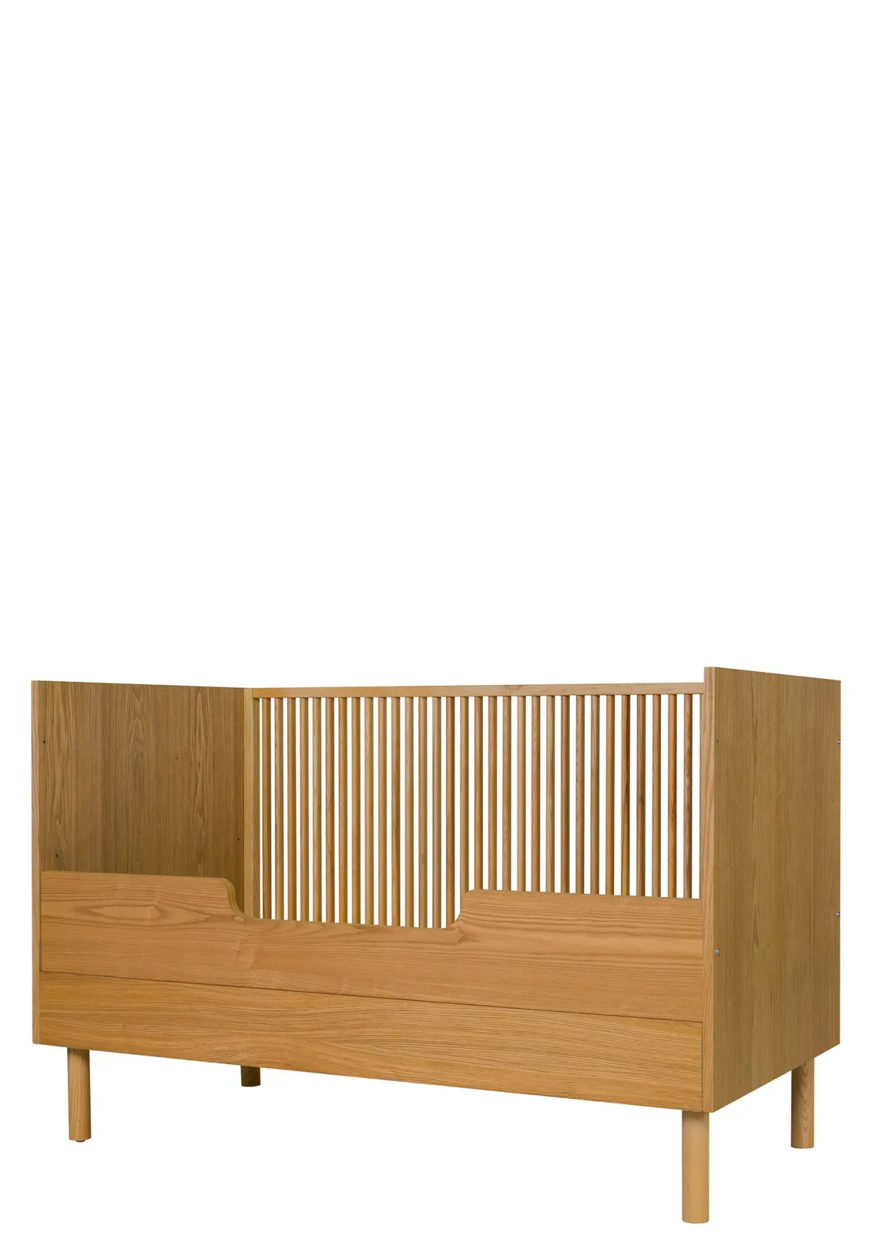 2-in-1 Bett 'Hai No Ki' Natural Ash 140 x 70 cm