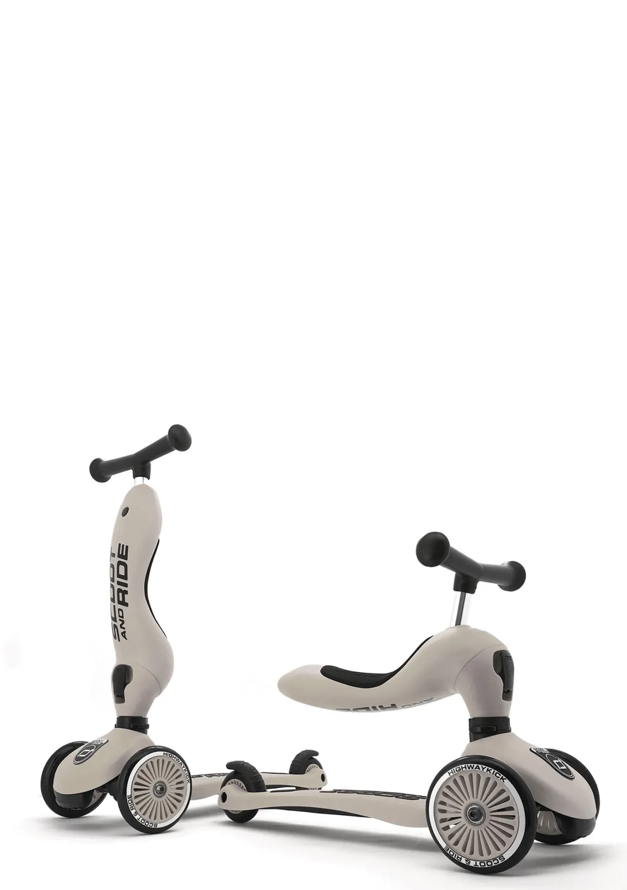 2in1 Kickboard 'Highway Kick 1' ash