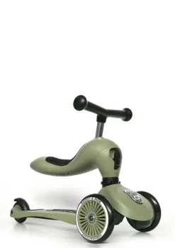 2in1 Kickboard 'Highway Kick 1' olive