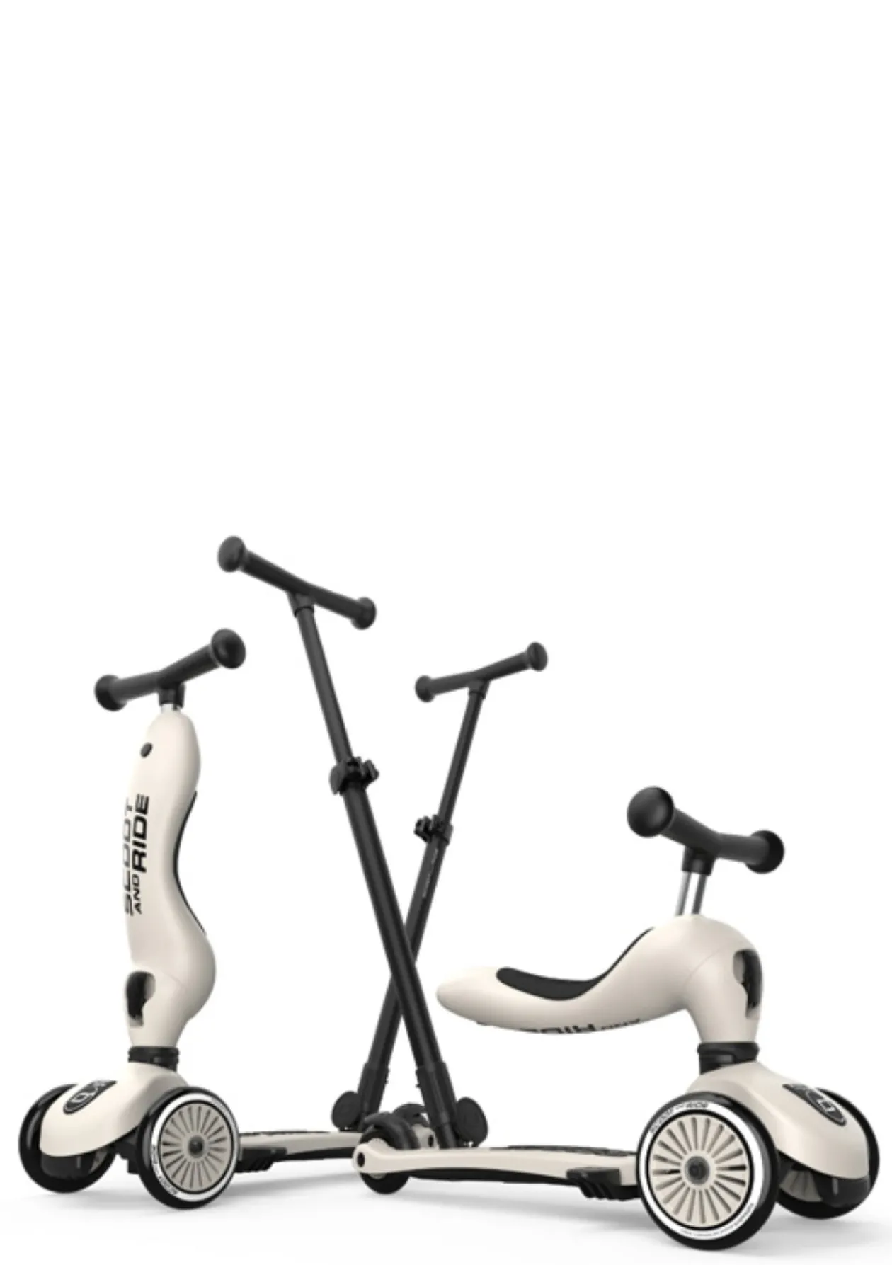 2in1 Kickboard 'Highwaykick 1 Push & Go' ash