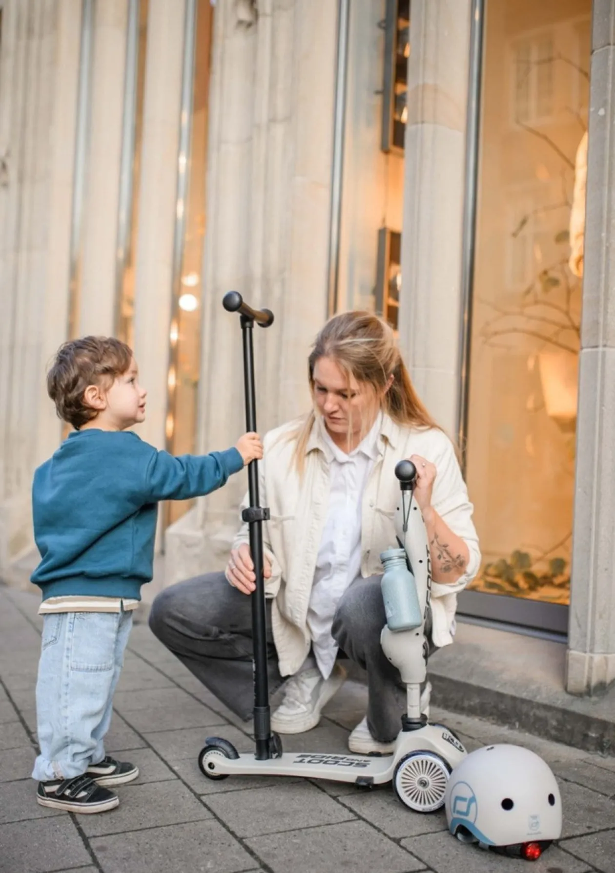 2in1 Kickboard 'Highwaykick 1 Push & Go' ash