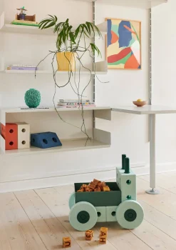 3-in-1 Lauflernwagen Ocean Mint / Forest Green