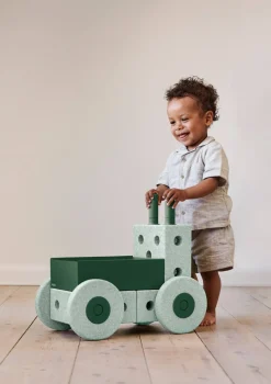 3-in-1 Lauflernwagen Ocean Mint / Forest Green