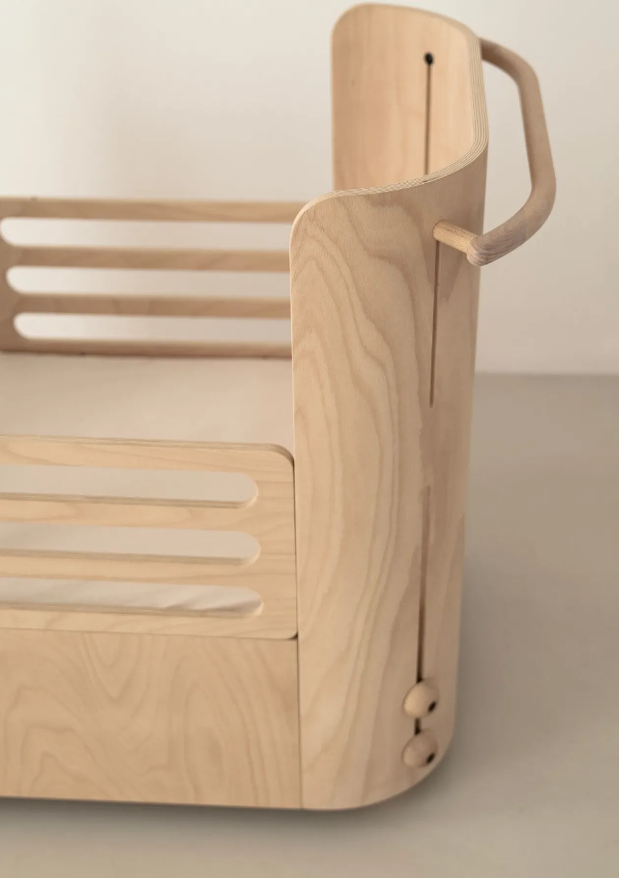 4-in-1 mitwachsendes Babybett 112-148 x 60 cm