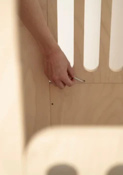 4-in-1 mitwachsendes Babybett 112-148 x 60 cm