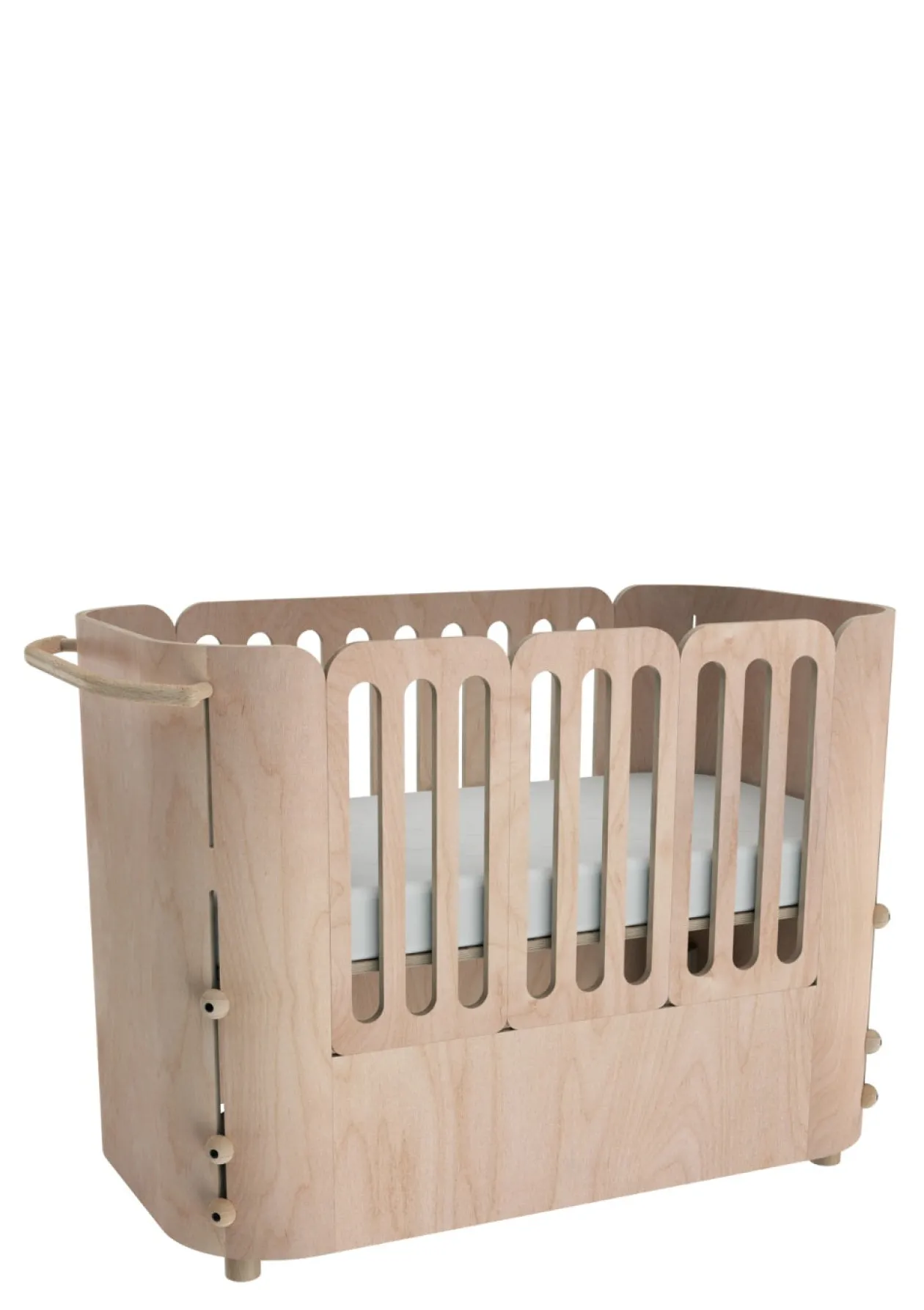 4-in-1 mitwachsendes Babybett 112-148 x 60 cm