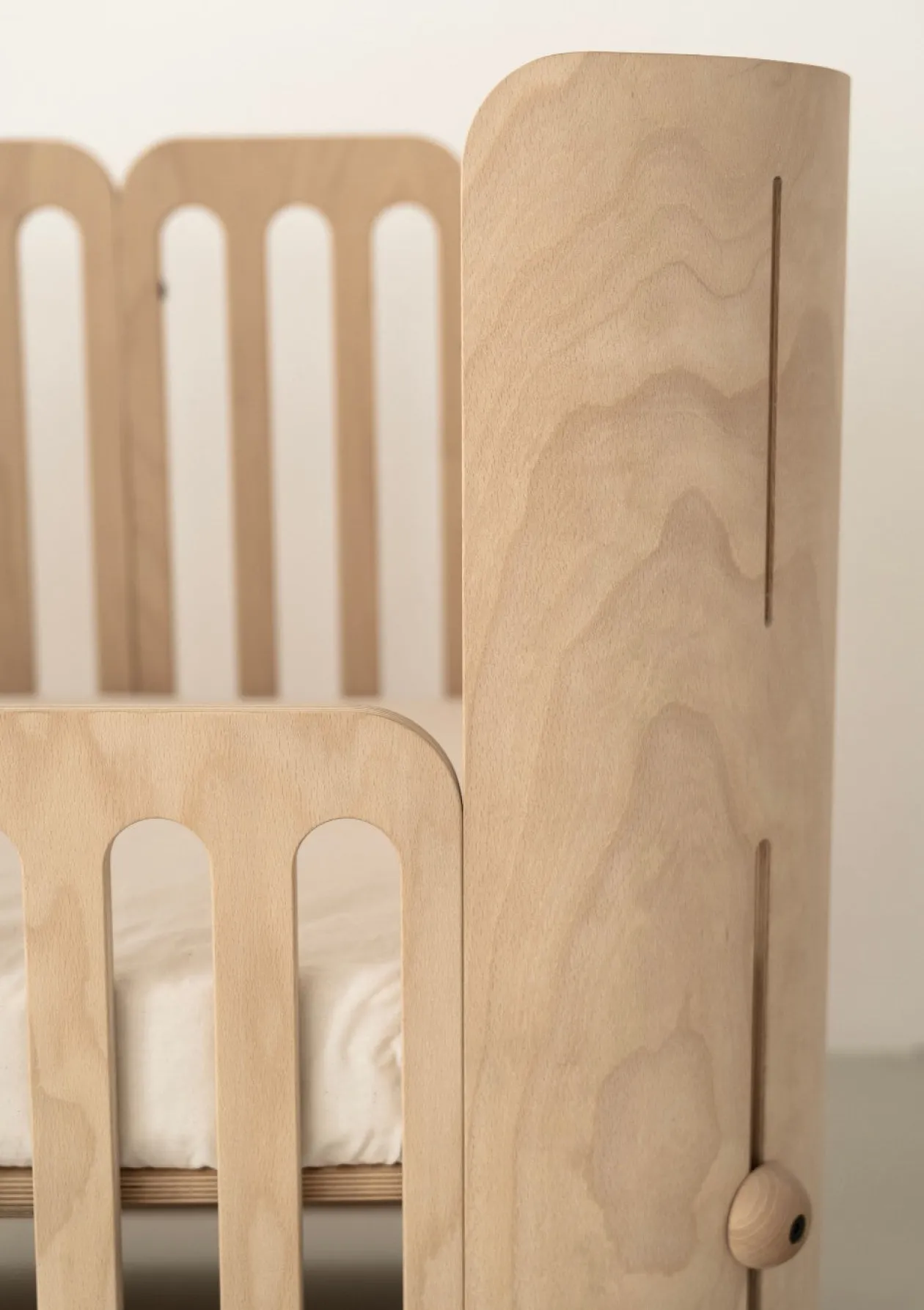 4-in-1 mitwachsendes Babybett 112-148 x 60 cm