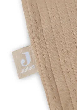 Jersey Baby Schlafsack Jersey 'Ajour' TOG 0,5 Biscuit