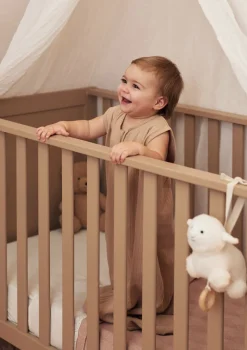 Jersey Baby Schlafsack Jersey 'Ajour' TOG 0,5 Biscuit