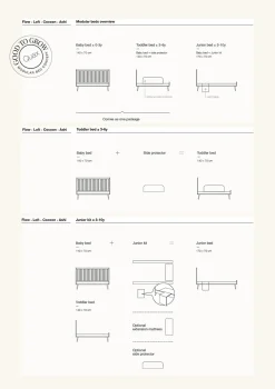 Junior Erweiterungsset 'Cocoon' Latte