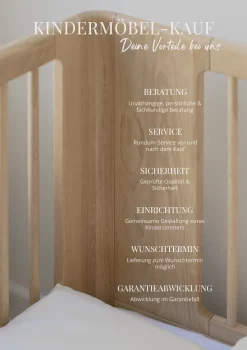 Junior Erweiterungsset für 'Nature Baby Bed 2.0' Eiche