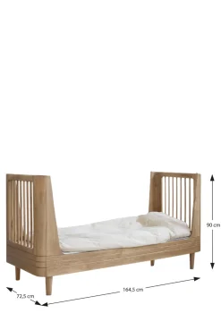 Juniorbett 'Nature Junior Bed 2.0' Eiche 164,5 x 72,5 cm
