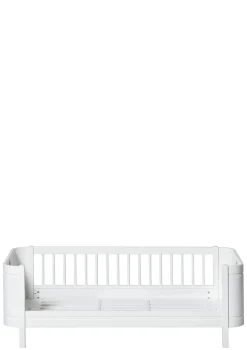 Juniorbett 'Wood Mini+' weiß 162 x 68 cm