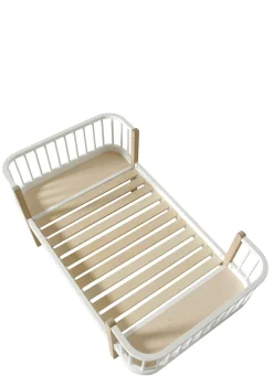 Juniorbett 'Wood Original' weiß / Eiche 160 x 90 cm