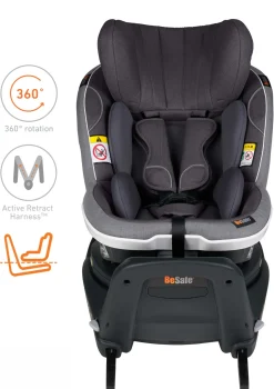 Kindersitz 'iZi Turn i-Size' Metallic Mélange