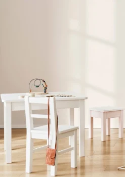 Kinderstuhl weiß handbemalt