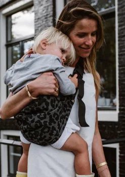 Kindertrage Grey Leopard