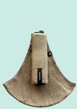 Kindertrage Leinen Camel