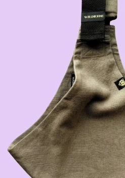 Kindertrage Leinen Camel