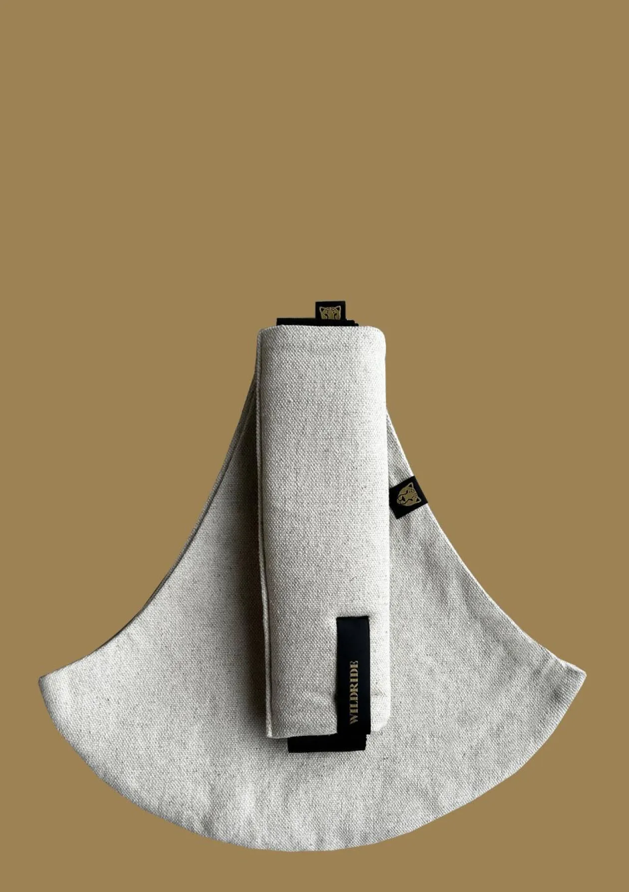 Kindertrage Leinen Sand