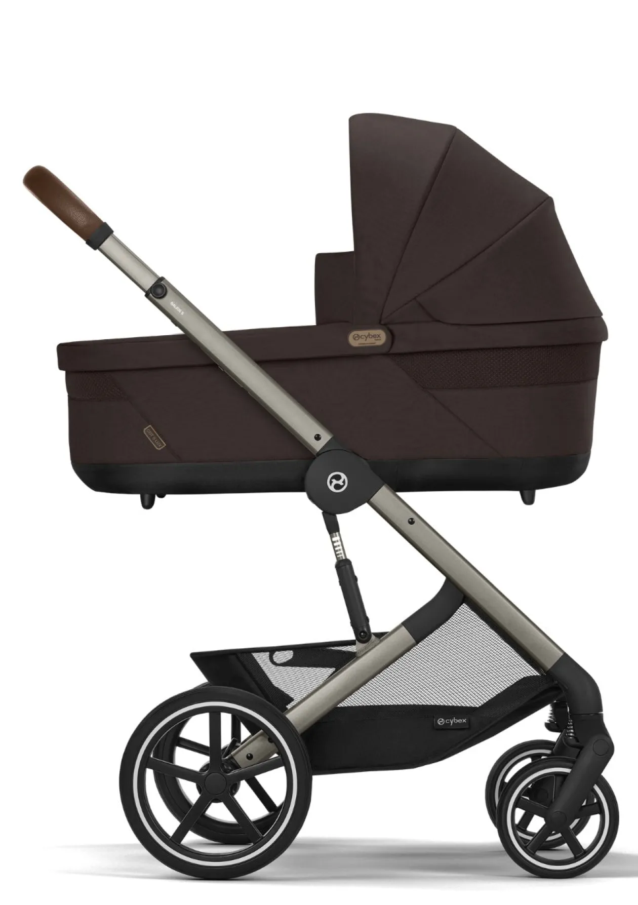 Kinderwagen 'Balios S LUX' Taupe / Chocolate Brown