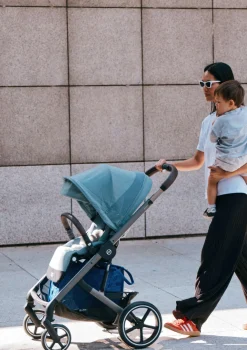 Kinderwagen 'Balios S LUX' Taupe / Chocolate Brown