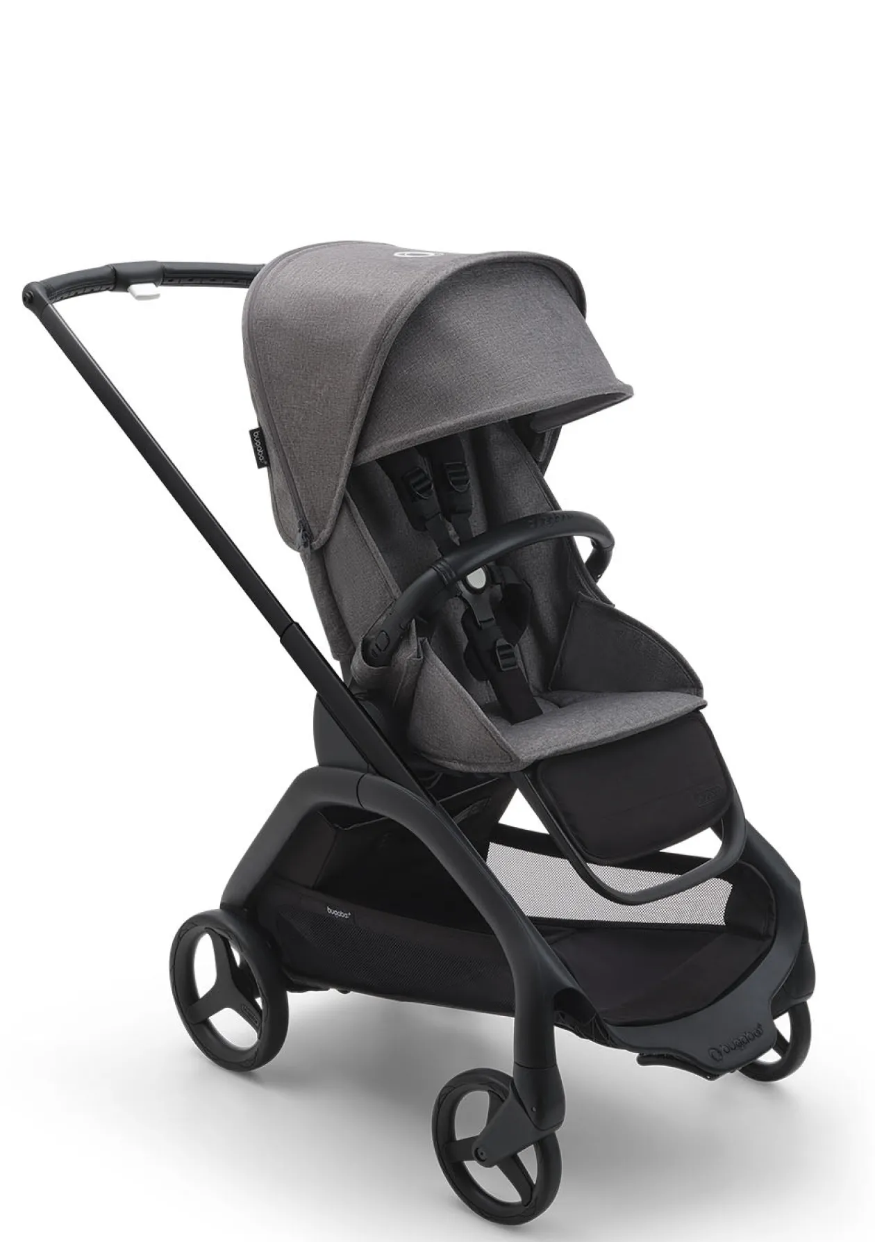 Kinderwagen 'Dragonfly – Styled by you' Schwarz / Grau Meliert