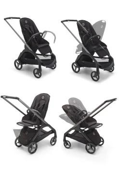 Kinderwagen 'Dragonfly – Styled by you' Schwarz / Mitternachtsschwarz