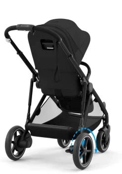Kinderwagen 'e-Gazelle S' Black / Moon Black