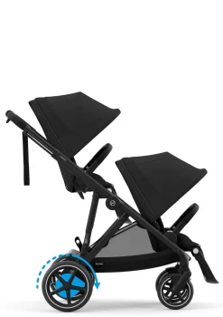 Kinderwagen 'e-Gazelle S' Black / Moon Black