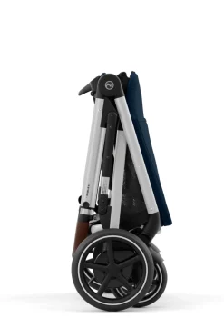 Kinderwagen 'e-Gazelle S' Silver / Ocean Blue