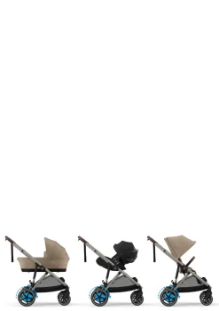 Kinderwagen 'e-Gazelle S' Taupe / Almond Beige