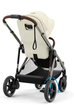 Kinderwagen 'e-Gazelle S' Taupe / Seashell Beige