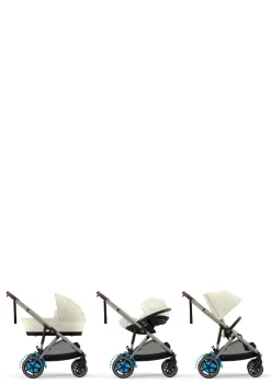 Kinderwagen 'e-Gazelle S' Taupe / Seashell Beige