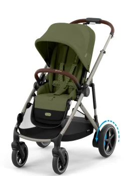 Kinderwagen 'e-Gazelle S' Taupe / Moss Green