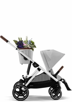 Kinderwagen 'Gazelle S' Silver / Lava Grey