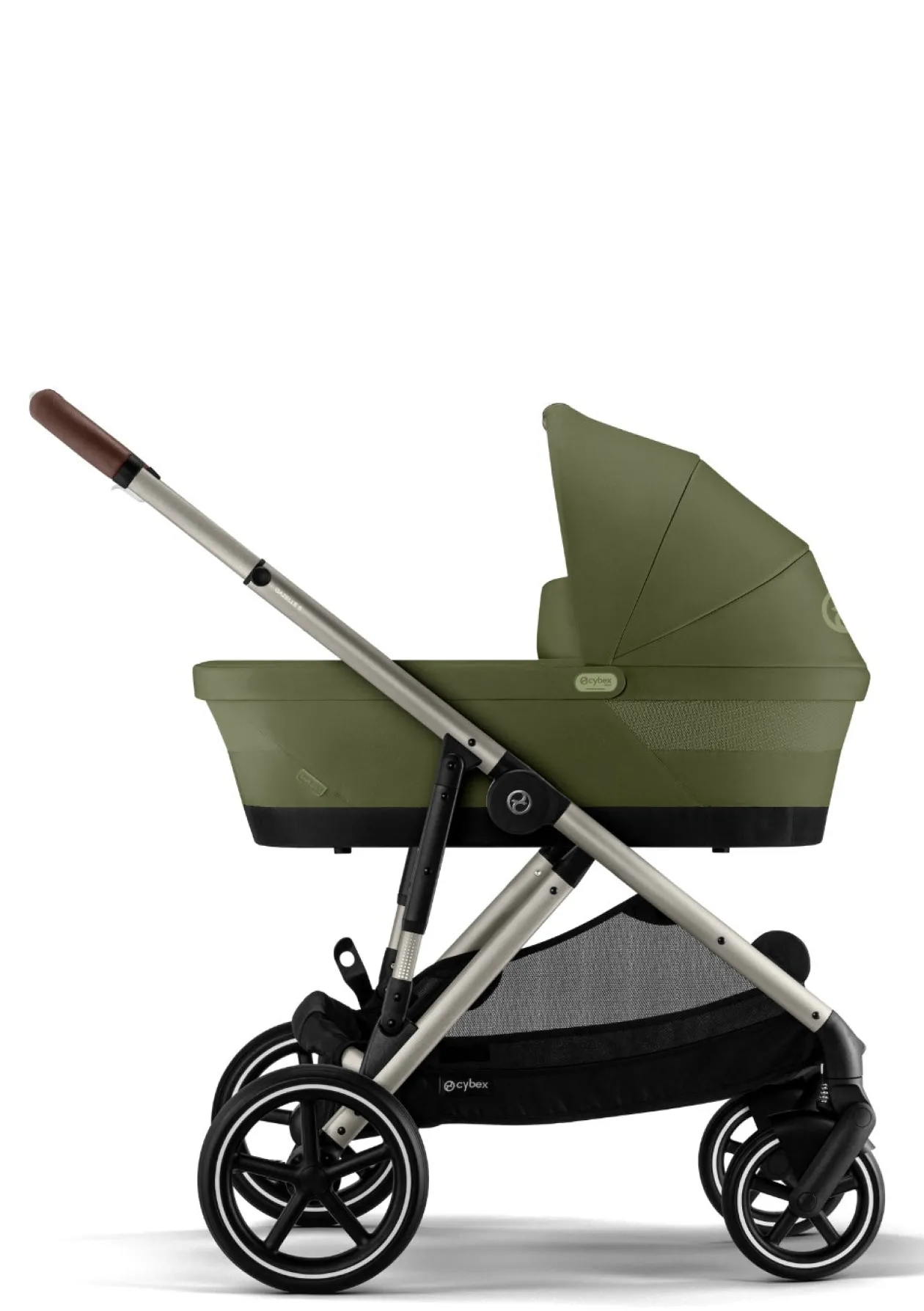 Kinderwagen 'Gazelle S' Taupe / Moss Green