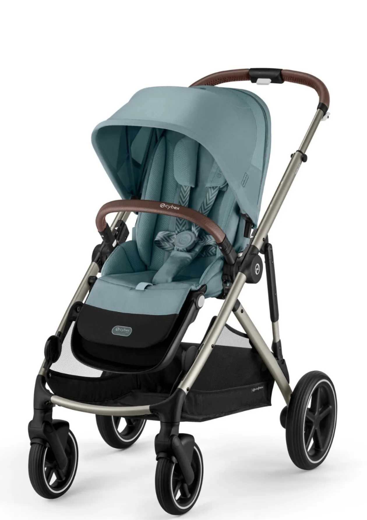 Kinderwagen 'Gazelle S' Taupe / Stormy Blue