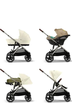Kinderwagen 'Gazelle S' Taupe / Seashell Beige