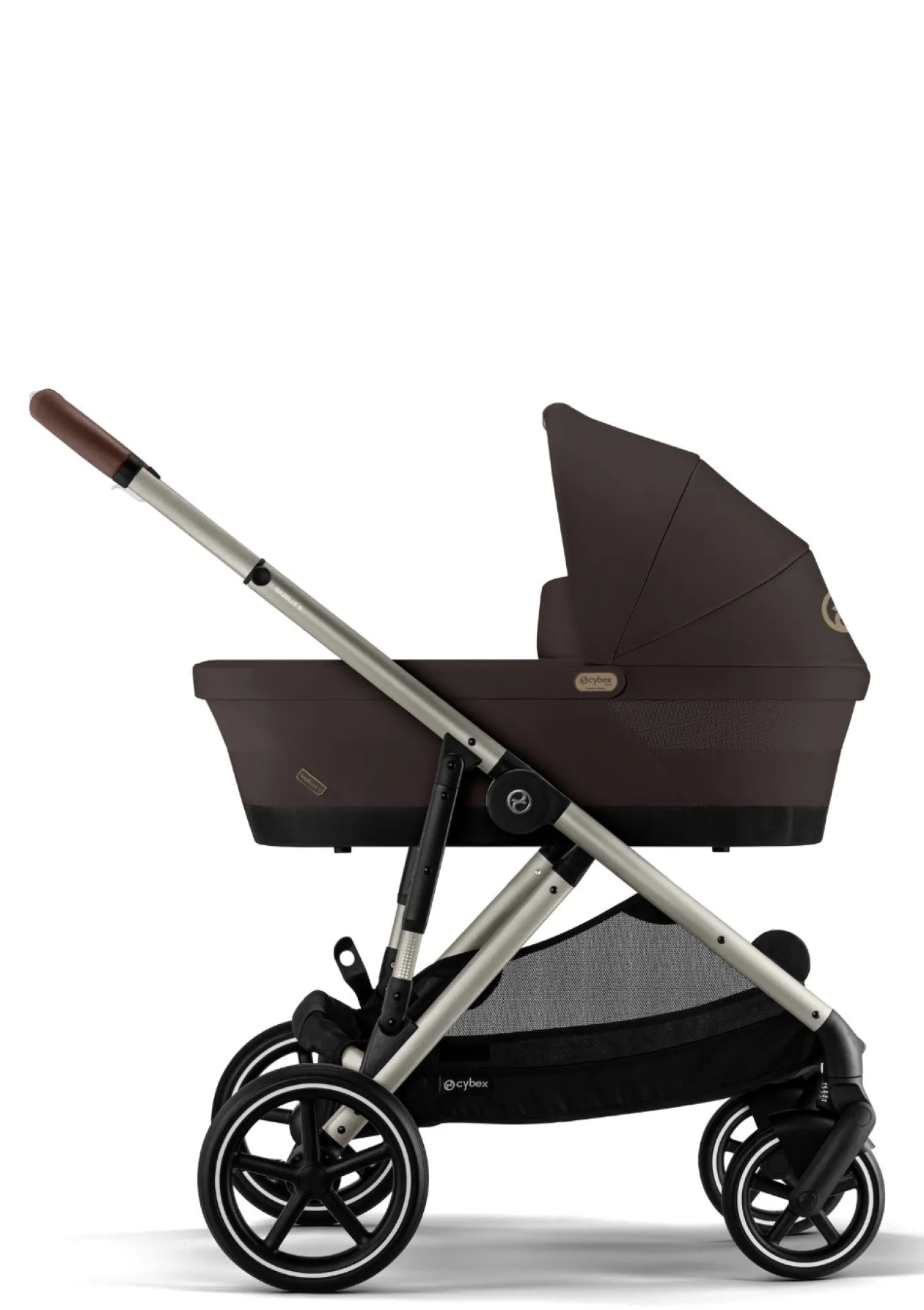 Kinderwagen 'Gazelle S' Taupe / Chocolate Brown