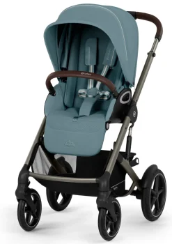 Kinderwagen 'Talos S Lux' Taupe / Stormy Blue