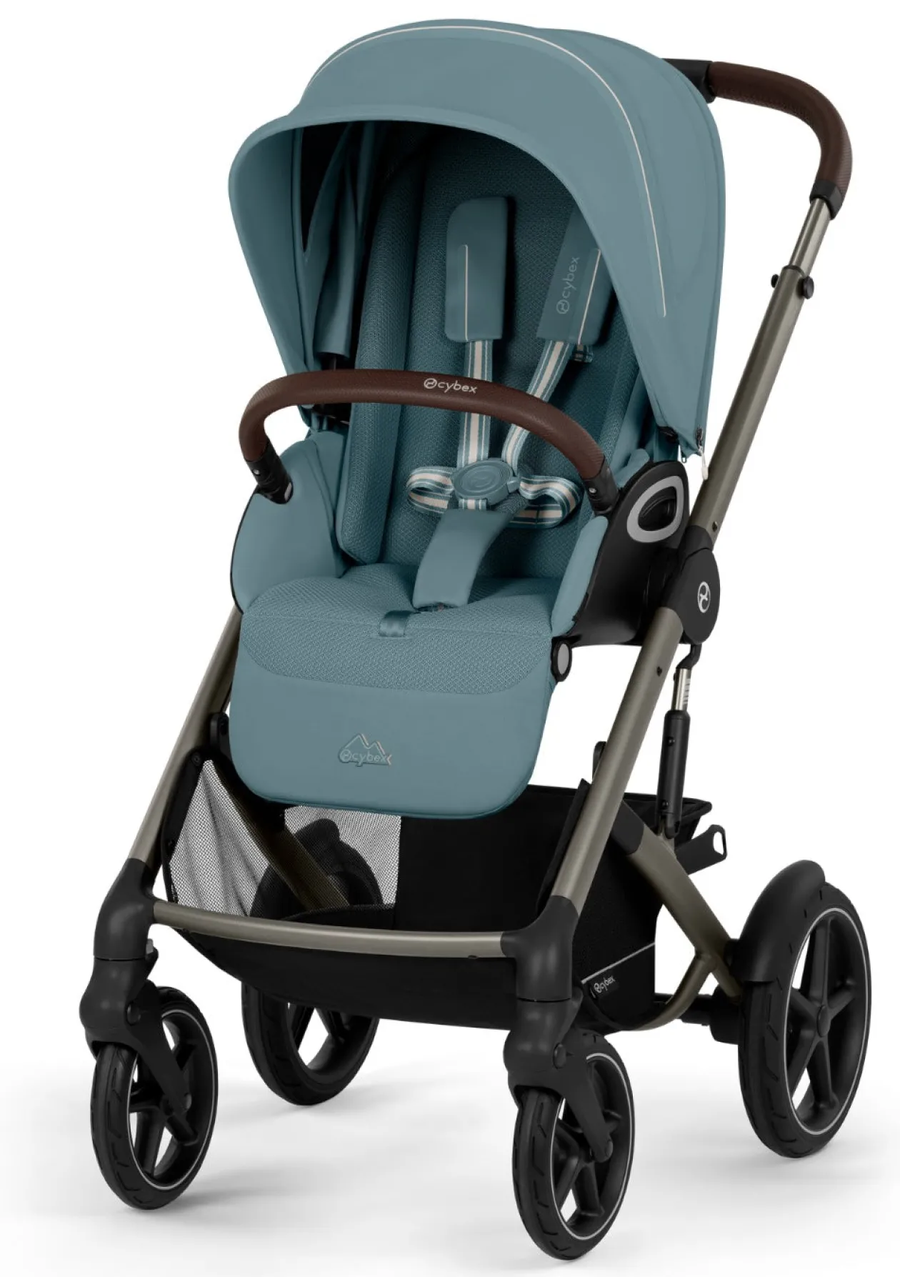 Kinderwagen 'Talos S Lux' Taupe / Stormy Blue