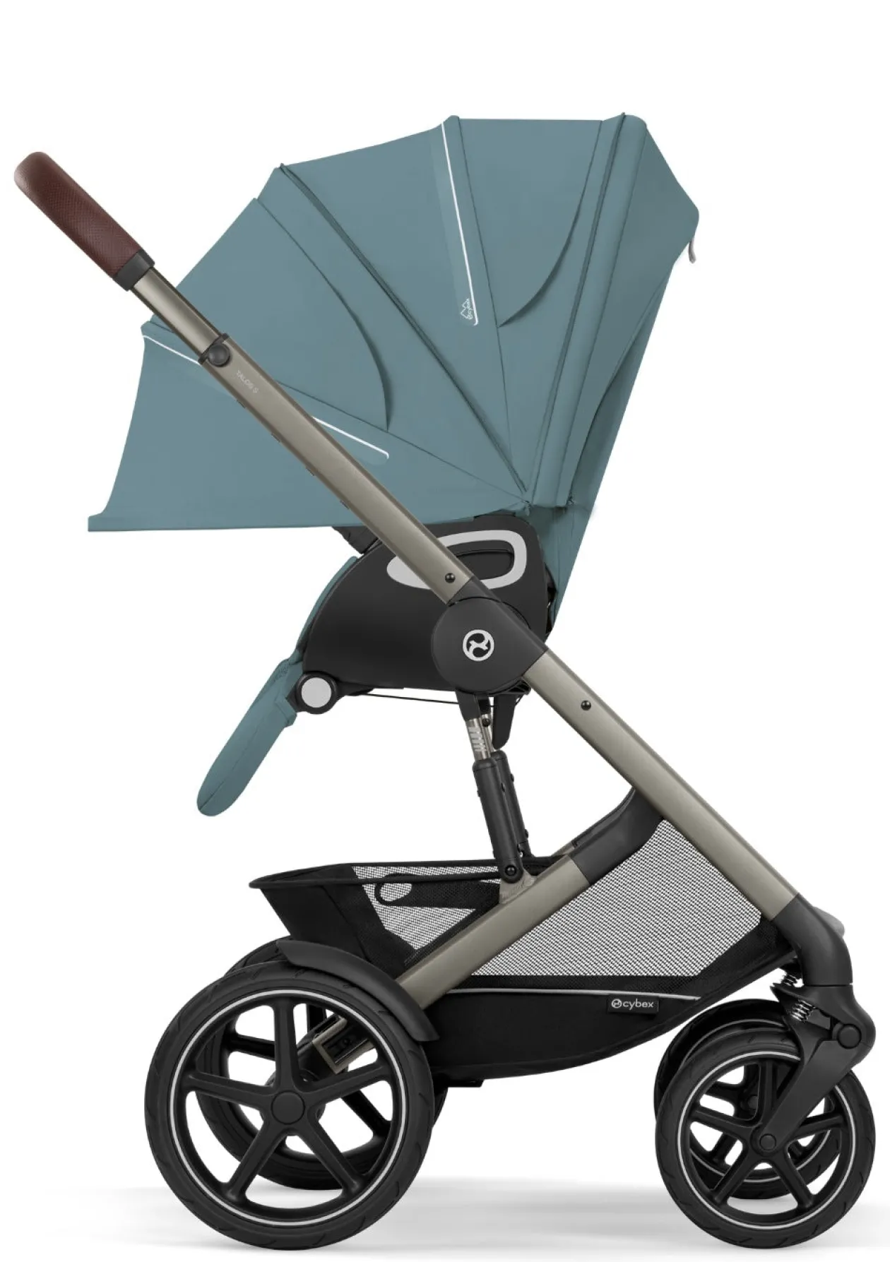 Kinderwagen 'Talos S Lux' Taupe / Stormy Blue