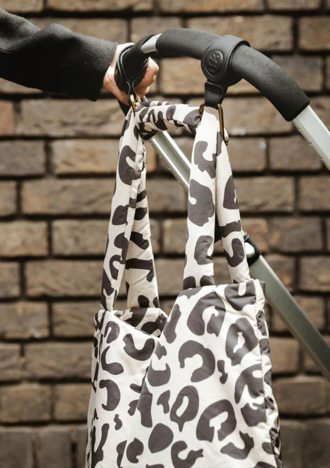 Kinderwagenhaken Black